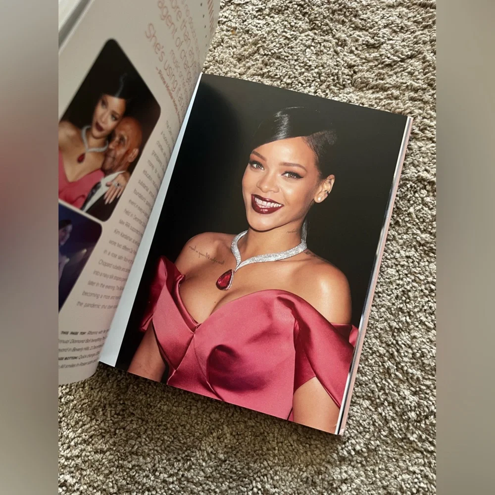 NWOT Rihanna Burgundy and Black hard back fashion book - Picture 2 of 8